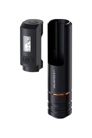 Cheyenne Sol Nova Unlimited Iı 3.5 Mm Stroke Çift Bataryalı Kablosuz Dövme Makinesi - Siyah Renk