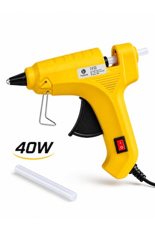 40w Silikon Tabancası Hızlı Isınan, 7 Mm Uyumlu 1 Adet Silikon Dahil