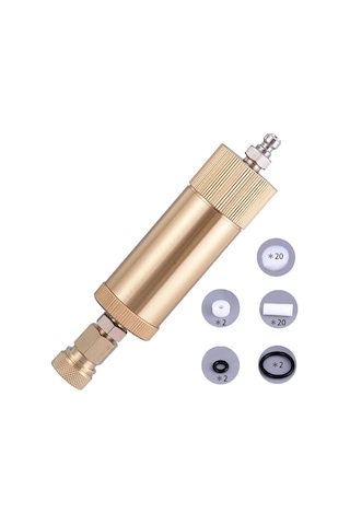 Yaratılış Çekirdek Yüksek Basınçlı Pcp El Pompası Hava Filtresi Hızlı Bağlantı İle Su-yağ Speratörü 30mpa Altın