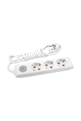 Viko Multi-let Üçlü Priz Anahtarli Top Kablolu Ç.k 1 Mt 0