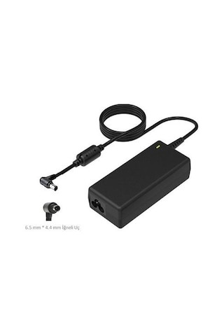 Notebook Adaptörü 19 Volt 2.1 Amper 6.5 Mm 4.4 Mm 90 Derece