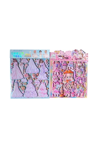 Prenses Giydirme Sticker Seti 2 Farklı Model Toplam 4 Sayfa Prenses Giydirme Sticker Seti 2 Farklı Model Toplam 4 Sayfa