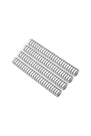 N52 100 Adet Yuvarlak Mini Mıknatıslar, 5 X 1 Mm, Saklama Kutulu, Nadir Toprak Ndfeb Kalıcı Mıknatıslar, Kendi Diğer
