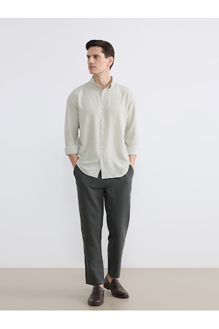 Lcw Vision Haki Regular Fit Gabardin Erkek Pantolon