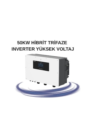 Chısage 50kw Hibrit Trifaze Inverter Yüksek Voltaj