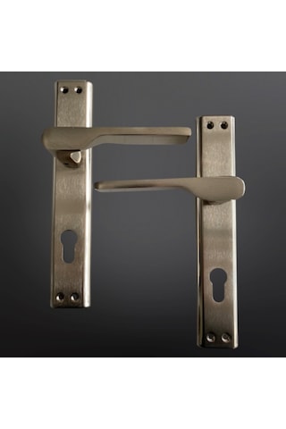 Gökçe Kapı Kolu Nikel Saten Yale