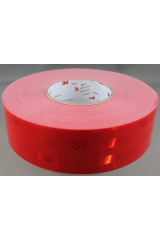 3m 983-72 Reklektif Bant Kırmızı 53,5 50 Mt