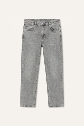 Defacto Straight Fit Normal Bel Boru Paça Jean Pantolon H8249ax26aunm18 Gri-nm18