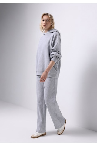 Colins Regular Fit Orta Bel Düz Kadın Gri Eşofman Altı Cl1076448 Q1.v2 Mga GRİ MELANJ