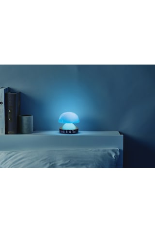 Lexon Mina Sunrise Alarm Saatli Gün Işığı Simulatörü & Aydınlatma - Alüminyum Gri