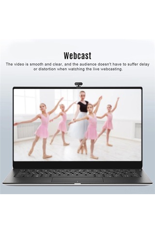 Skycity 1080p Hd Webcam Mikrofonlu - Canlı Yayın, Online Ders, Toplantı İçin Plug & Play, Sürücü Gerektirmeyen Bilgisayar Kamerası