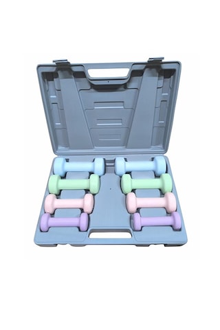 Ciwaa Çantalı Neopren Dambıl Seti 10 Kg