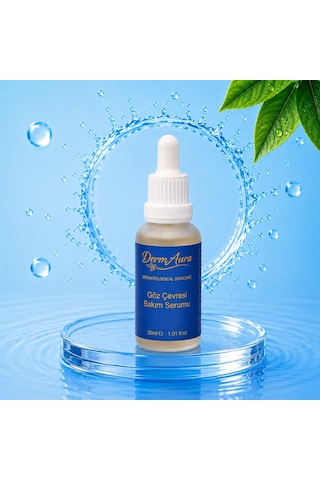 Dermaura Göz Çevresi Serumu 30 Ml Nemlendirici Kafein Ve Hyaluronik Asit Içeren Göz Altı Bakım Serumu