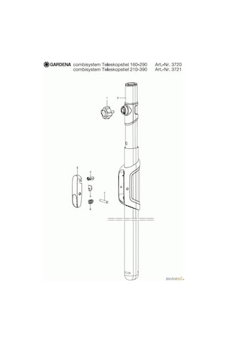 Gardena 3720 Combisystem Teleskopik Sap 160-290 Cm