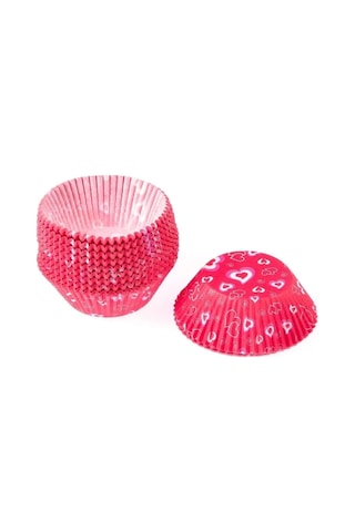 Desenli Cupcake Kalıbı, Renkli Muffin Kağıdı 100 Adet Sku: Smg8690010527004 Açık Gri