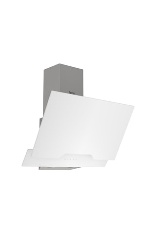 Ferre D064 Çift Camlı Girintili Dokunmatik 60 Cm Beyaz Davlumbaz