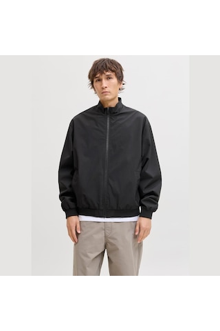 Jack & Jones Charge Stand Collar Erkek Siyah Ceket 12288895-b