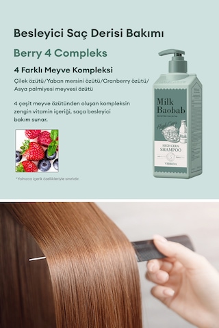 Kuru Saçlara Özel Yoğun Nemlendirici Şampuan Mılk Baobab High Cera Shampoo Verbena