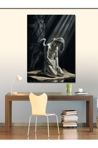Kanvas Tablo Işık Ve Melek 50cmx70cm