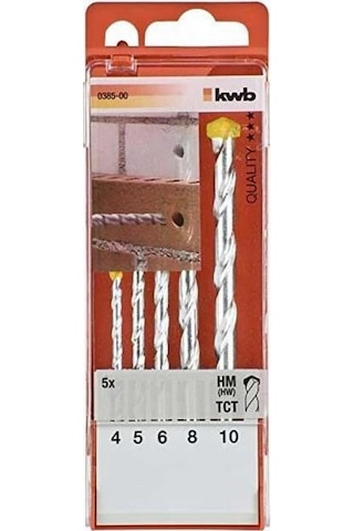 Kwb 038500 Beton Matkap Uç Seti 5 Parça 4-10 Mm