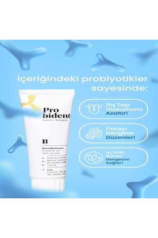 Probident Aktif Probiyotikli Akgünlük Özüt İlaveli Diş Macunu 3 x 75 ML