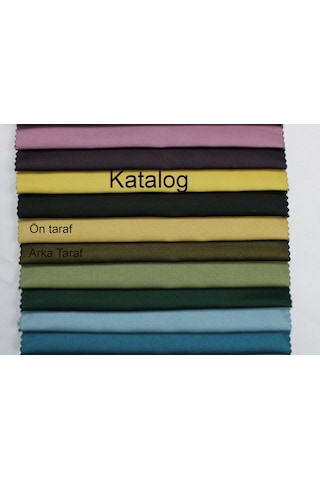 Dauble Blackut Karartma Perde Tek Kanat 1x2 Amerikan Pileli Fon Perde Güneş Sarısı