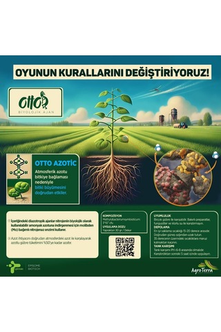 Otto Azotıc Biyolojik Ajan 200 Gr. Poşet Toz 200 G