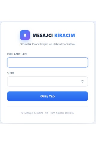 Mesajcı Kiracım Otomatik Kiracı Hatırlatma Ve Bilgilendirme Modülü Kira, Sözleşme Ve Vade Hatırlatmaları İçin Akıllı E-posta Sistemi