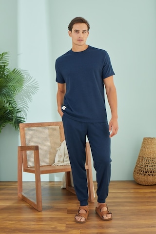 Sevim Erkek Kısa Kol Lacivert Pijama Takım C3t6n49 001