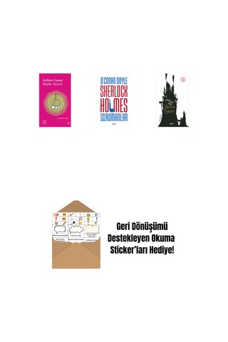 Everest Açıkhava 37 - Parazit + Sherlock Holmes - Bütün Romanlar Ciltli + Tekinsiz Öyküler + Okuma Sticker'ları