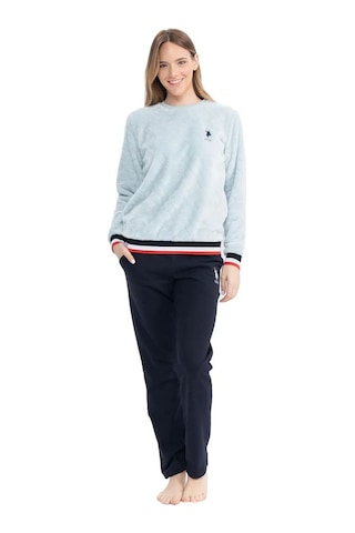 U.S. Polo Assn. U.s Polo Assn. 17079 Kadın Uzun Kollu Welsoft Eşofman Takım-açıkmavi Mavi
