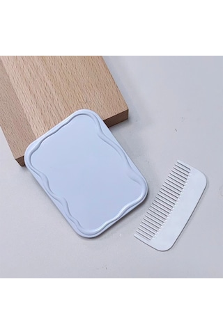 Shineyee Hello Kitty Öğrenci Taşınabilir Makyaj Aynası - Çift Taraflı Çırak Ve Ayna Birleşik El Aynası