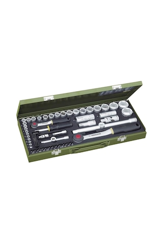 Proxxon 23040 1/4'' Ve 1/2'' 56 Parçalı Lokma Takımı