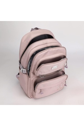 Maoyaya Su Geçirmez Kadın Sırt Çantası - 15.6 Laptop, Geniş Bölmeli Ve Hırsıza Karşı Koruma Pembe, Küçükboyutlu Tasarım Pembe