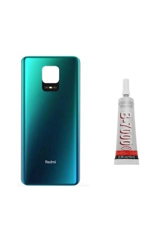 Redmi Note 9s Uyumlu - Note 9 Pro Arka Pil Kapağı Yapıştı Çok Renkli