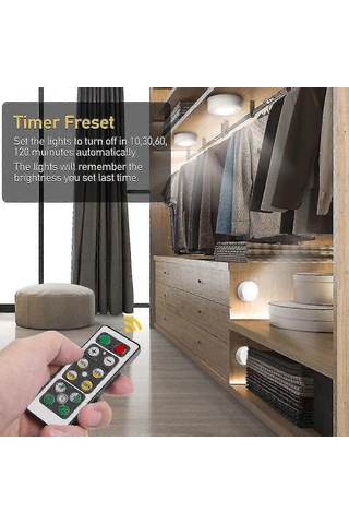 Uzaktan Kumandalı Led Dolap Aydınlatması, Dolap Aydınlatması Çok Renkli