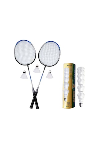 Delta Badminton 2 Raket 9 Top Set Badminton Malzemeleri Rsb-602 Renkli