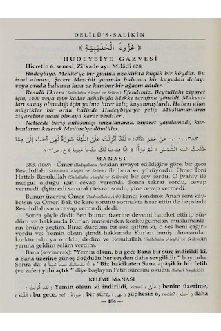 Delilüs-salikin Siracül-müttakin Tercümesi 2 Cilt Takım Türk...