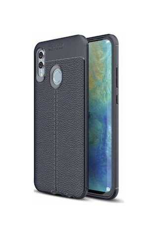 Huawei P Smart 2019 Kılıf Zore Niss Deri Desenli Silikon Kılıf