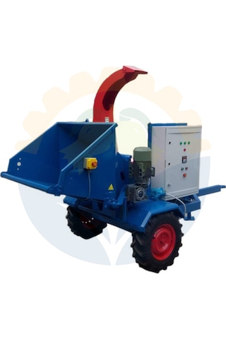 Edo-700t 22 Kw Elektrikli Tekerlekli Dal Öğütme Makinesi 13cm Çap