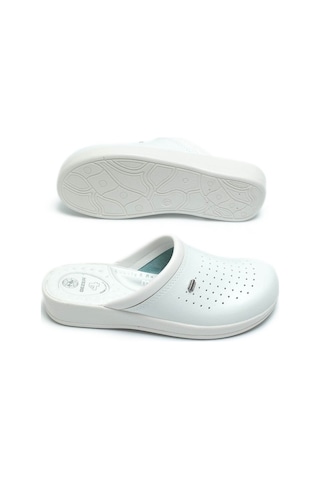 Gezer 04770-26 Anatomik Sabo Erkek Terlik 41-45 Beyaz