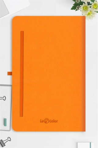 Tarihsiz Klasik Defter Rec Note 13x21 Çizgili Turuncu