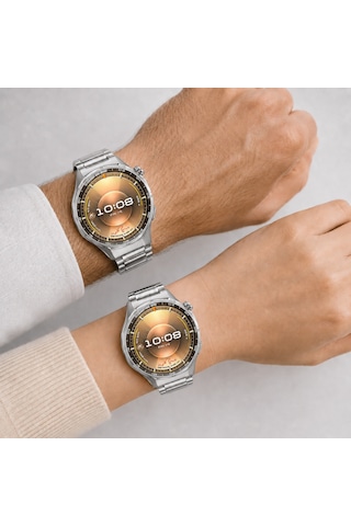 Huawei Watch Gt6 Pro 46mm İle Uyumlu Katlanır Klipsli Paslanmaz Çelik Saat Kordonu