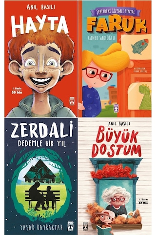 Hayta & Faruk & Zerdali Dedemle Bir Yıl & Büyük Dostum - 3. 4. 5. 6. Sınıf Hikaye Seti