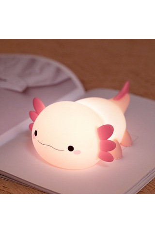 Xinxin Altıgen Dinozor Gece Lambası Açık Pembe