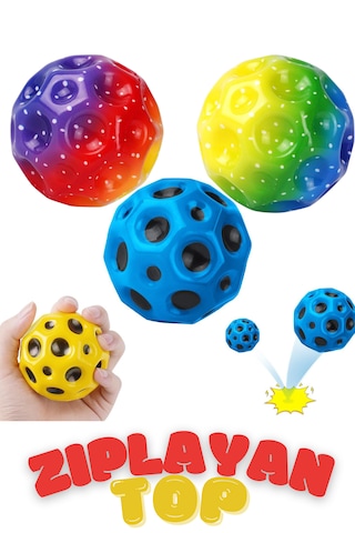 Zıplayan Top 3 Adet Çocuk Eğlence Topu Bouncer Ball