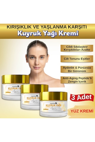 Organicsun Kuyruk Yağı Kremi 3'lü Set