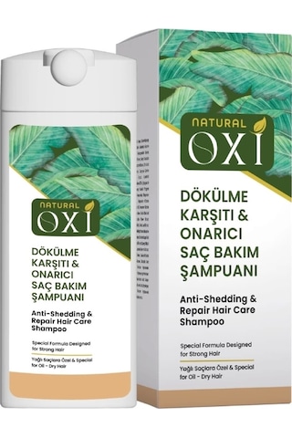 Oxi Natural Dökülme Karşıtı Yağlı Saç Şampuanı 300 Ml. Normal