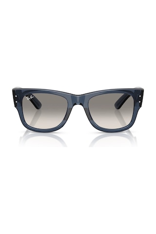 Ray-ban Rb 0840s 684532 51 Mega Wayfarer Unisex Kare Şeffaf Mavi Kemik Güneş Gözlüğü Mavi