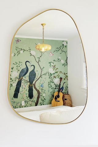 Fawdecor Amorphous Dekoratif Duvar Aynası Beyaz 110x152 Cm Beyaz